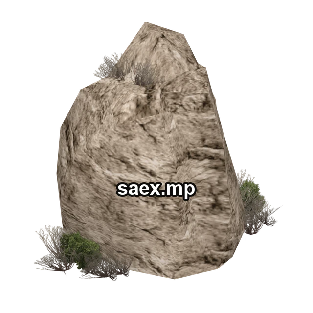 Preview of sm_scrub_rock4, model 744