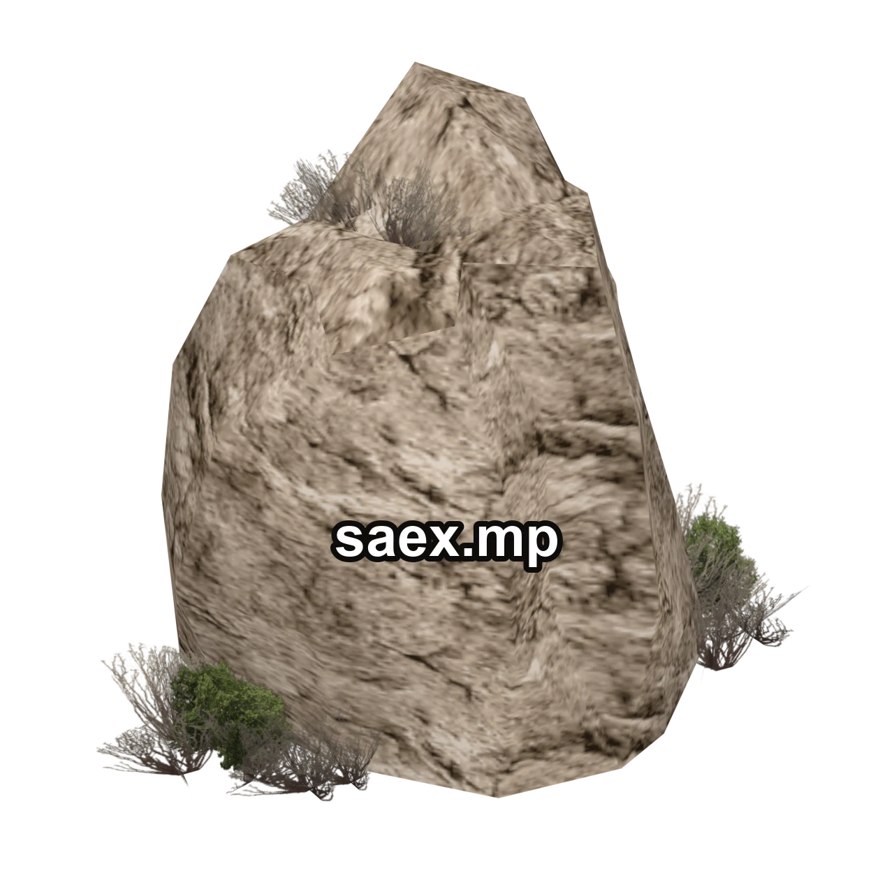Object preview · sm_scrub_rock4