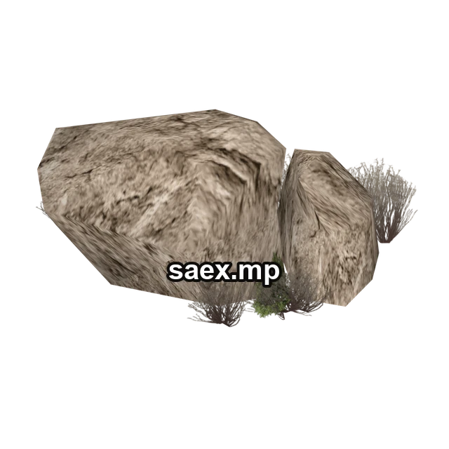 Preview of sm_scrub_rock5, model 745