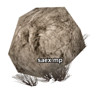 Object preview · sm_scrub_rock6