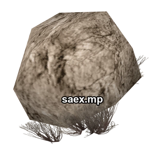 Preview of sm_scrub_rock6, model 758