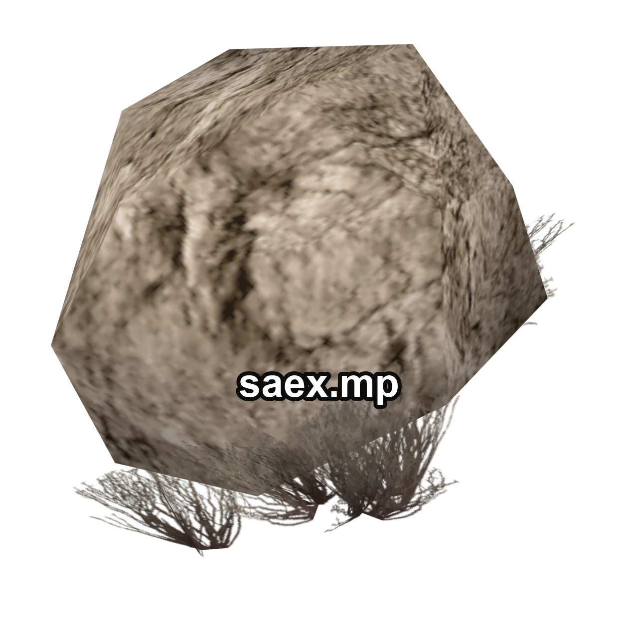Object preview · sm_scrub_rock6