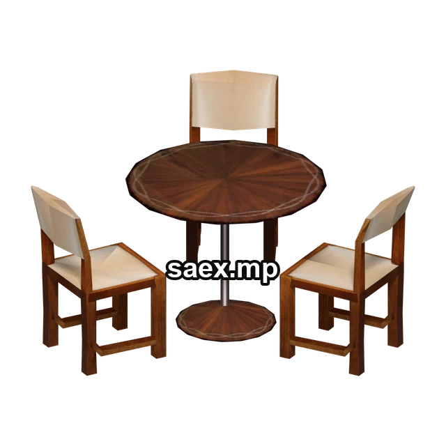 Preview of kb_table_chairs1, model 1825
