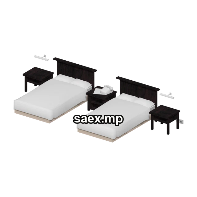 Preview of HOTEL_D_BEDSET_3, model 2565