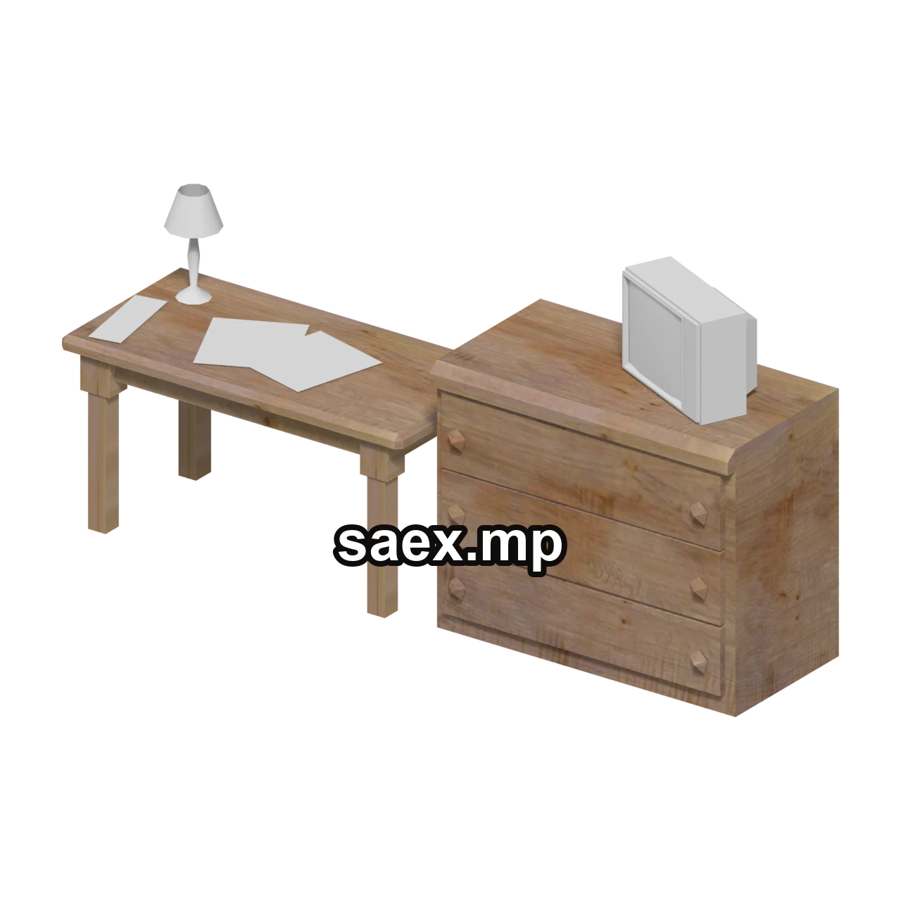 Obje önizlemesi · Hotel_dresser_5