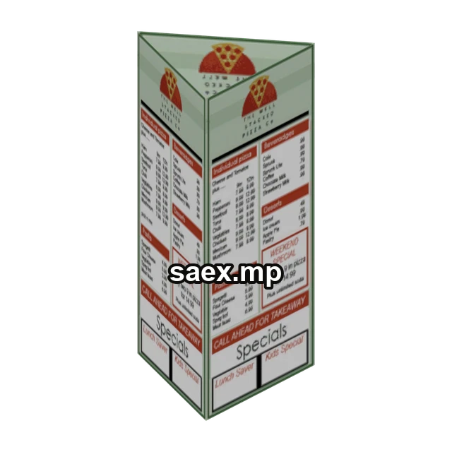 Preview of PIZZA_MENU, model 2682