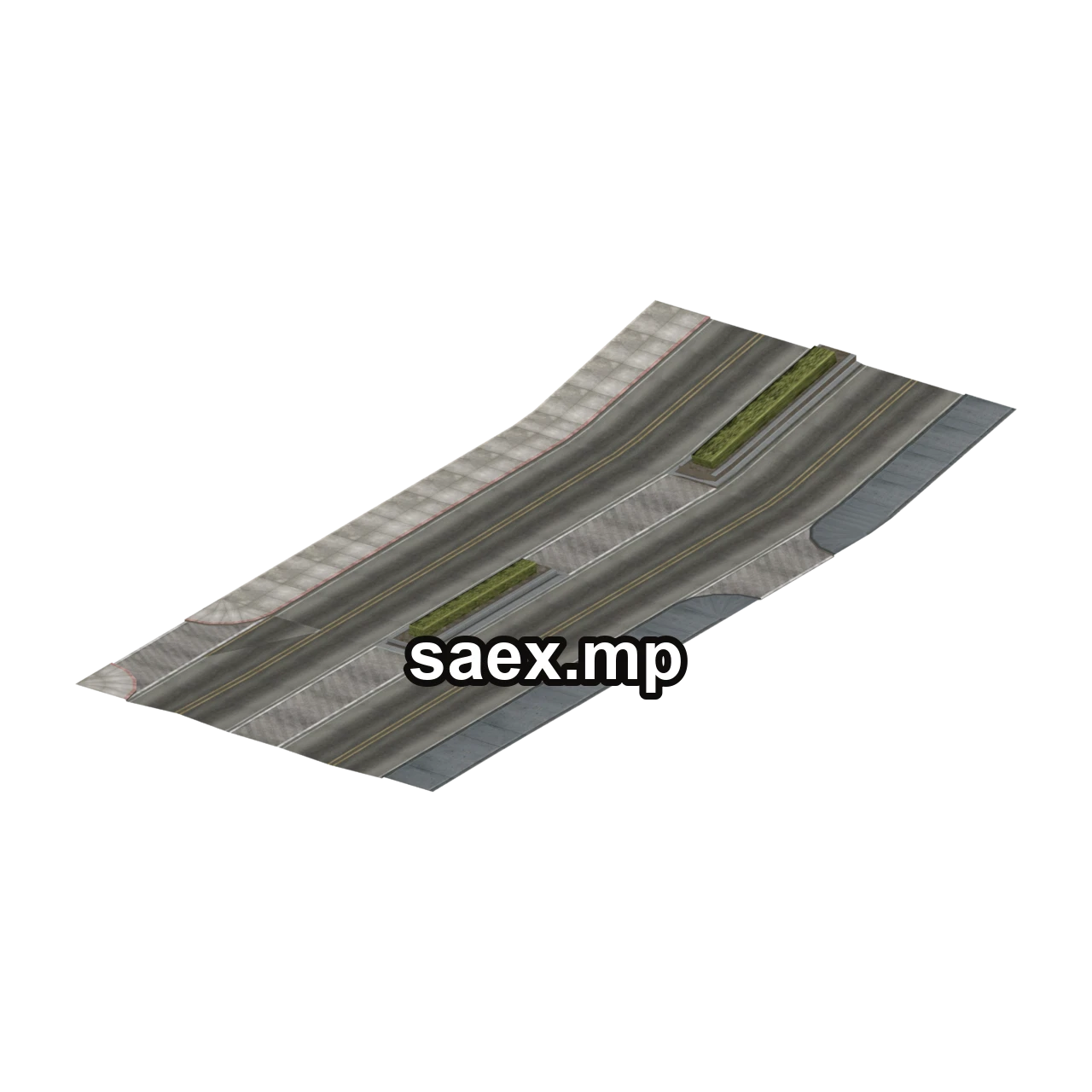 Obje önizlemesi · road_lawn11
